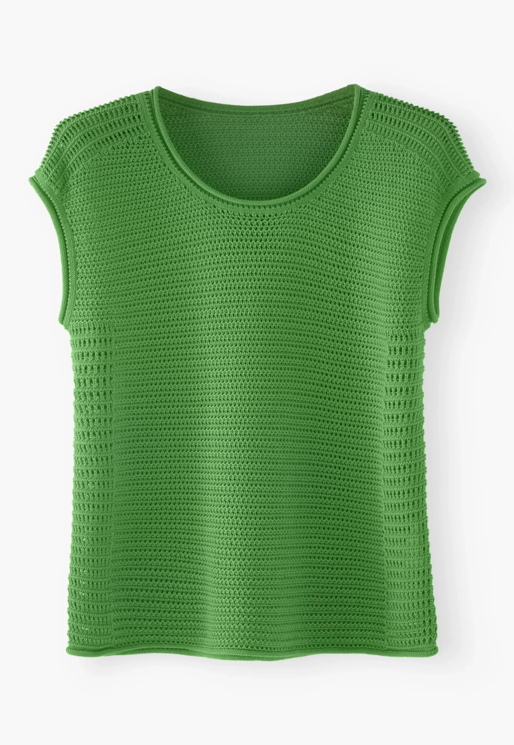 Knitted Mesh-Stitch Top*Wrap London Clearance
