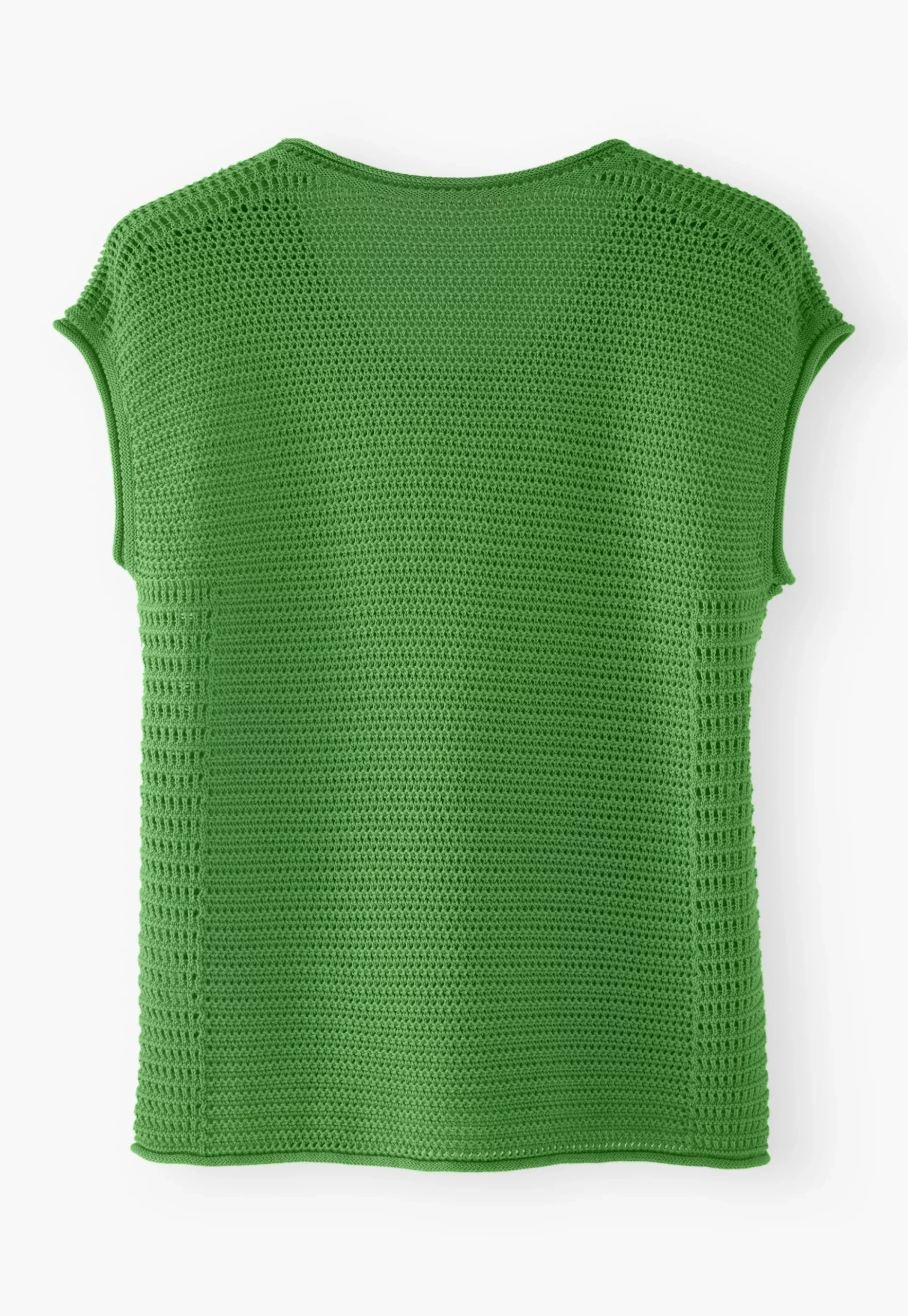 Knitted Mesh-Stitch Top*Wrap London Clearance