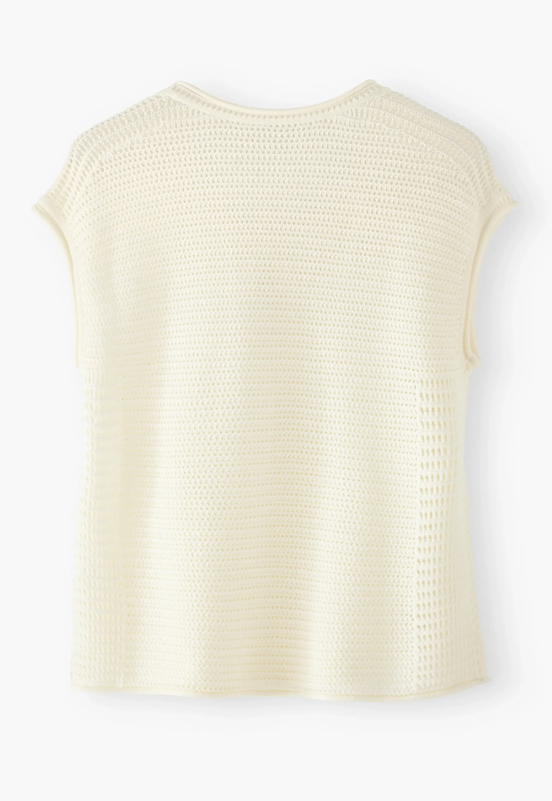 Knitted Mesh-Stitch Top*Wrap London Hot
