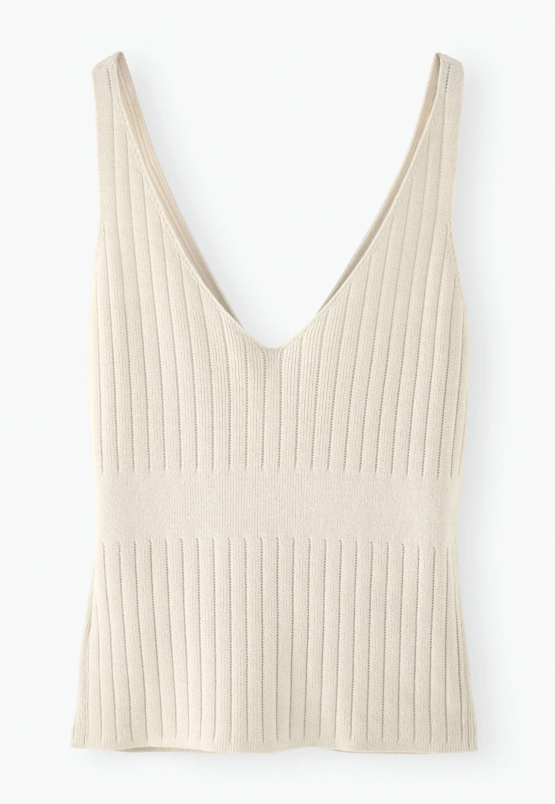 Knitted-Rib Vest*Wrap London Cheap