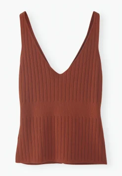 Knitted-Rib Vest*Wrap London Best