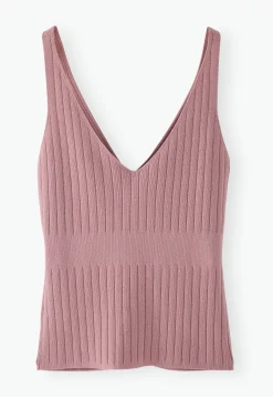 Knitted-Rib Vest*Wrap London Sale