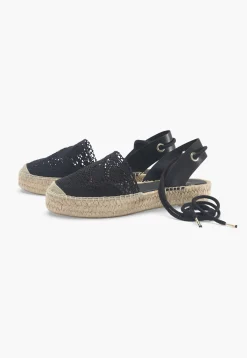 Lace-Front Espadrilles*Wrap London Discount