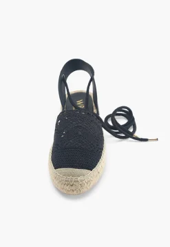 Lace-Front Espadrilles*Wrap London Discount