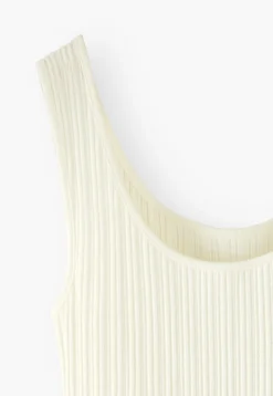 Lace-Rib Vest*Wrap London Cheap