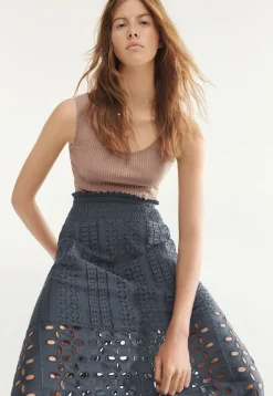 Lace-Rib Vest*Wrap London Shop