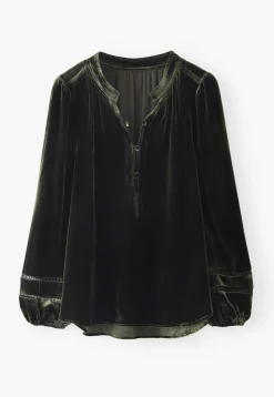 Lace-Sleeve Blouse*Wrap London Online