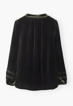 Lace-Sleeve Blouse*Wrap London Online