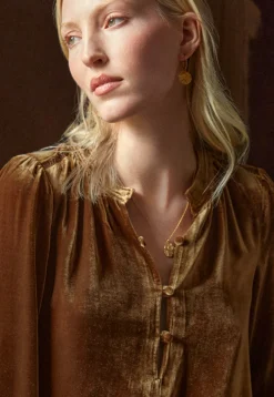 Lace-Sleeve Blouse*Wrap London Fashion