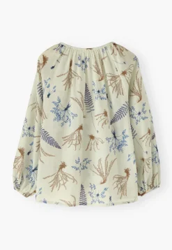 Leaf-Print Blouse*Wrap London Cheap