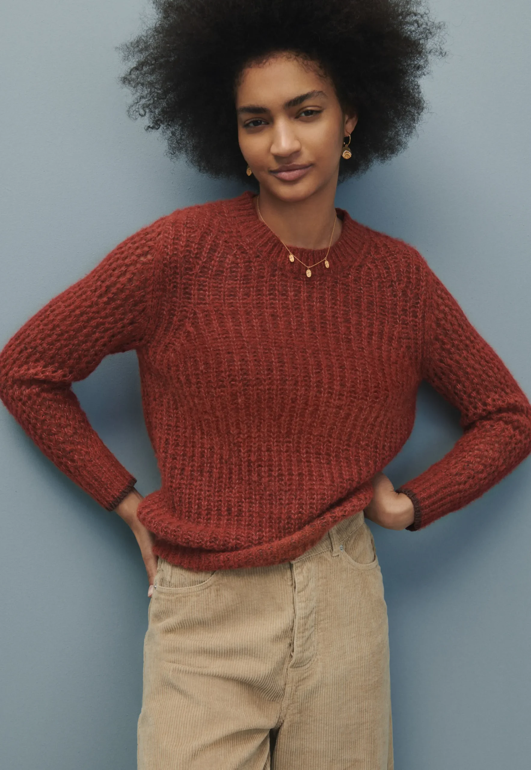 Mesh-Sleeve Sweater*Wrap London Flash Sale