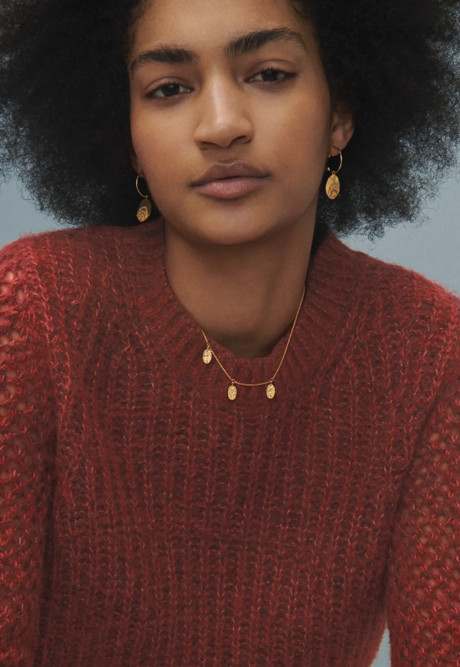 Mesh-Sleeve Sweater*Wrap London Flash Sale