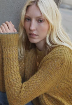 Mesh-Sleeve Sweater*Wrap London Online