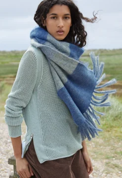 Mesh-Stitch Sweater*Wrap London Discount