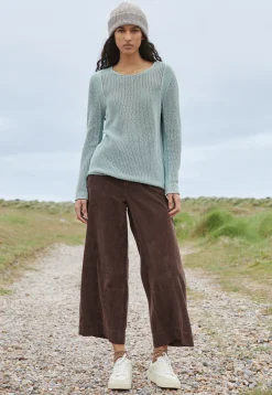 Mesh-Stitch Sweater*Wrap London Discount
