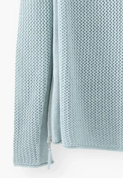 Mesh-Stitch Sweater*Wrap London Discount
