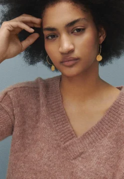 Moons-And-Stars Pendant Hoop Earrings*Wrap London Shop