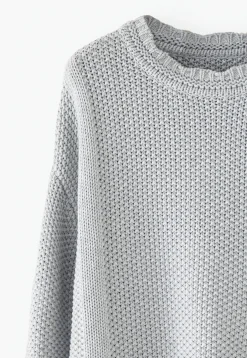 Moss-Stitch Sweater*Wrap London Hot