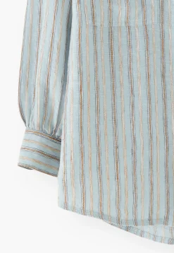 Oversized Striped Shirt*Wrap London Discount