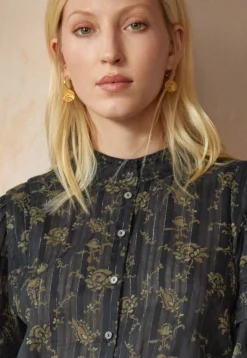 Printed Blouse*Wrap London Fashion