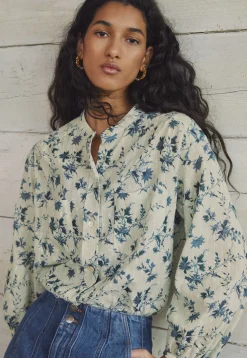 Printed Blouse*Wrap London Cheap