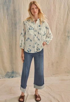 Printed Boyfriend Shirt*Wrap London Cheap
