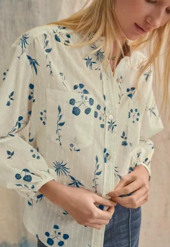 Printed Boyfriend Shirt*Wrap London Cheap
