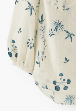 Printed Boyfriend Shirt*Wrap London Cheap