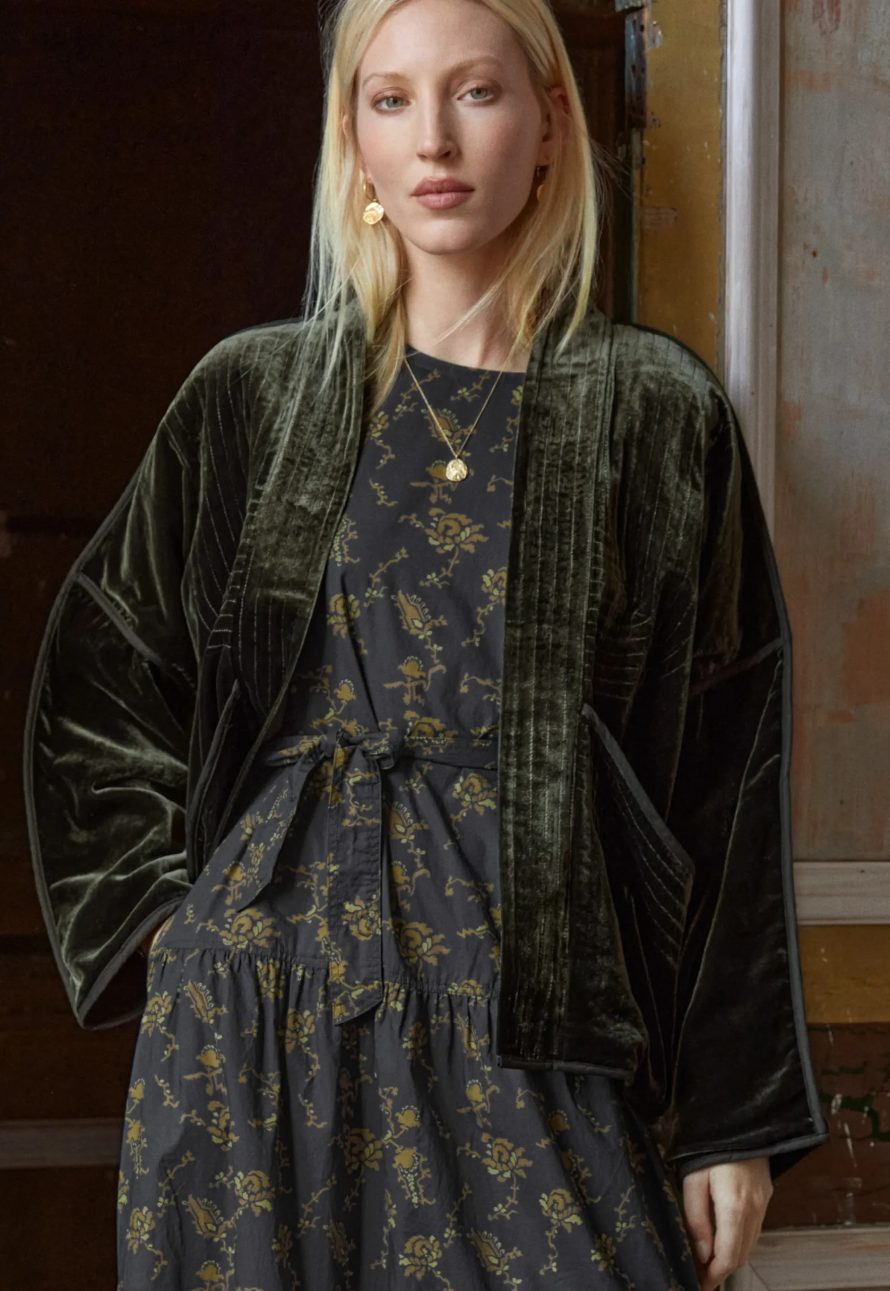 Printed Dress*Wrap London New