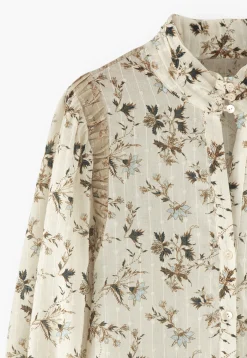 Printed High-Neck Blouse*Wrap London Cheap