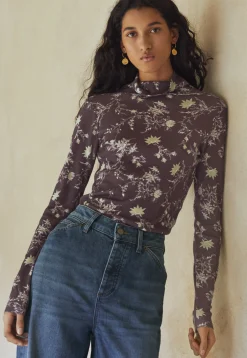 Printed Jersey Top*Wrap London Sale