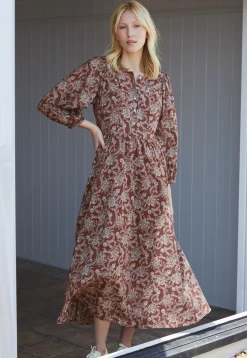 Printed Maxi-Dress*Wrap London Fashion