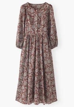 Printed Maxi-Dress*Wrap London Fashion