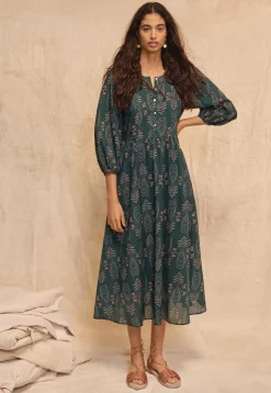 Printed Maxi-Dress*Wrap London Discount