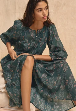 Printed Maxi-Dress*Wrap London Discount