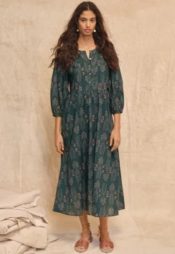 Printed Maxi-Dress*Wrap London Discount