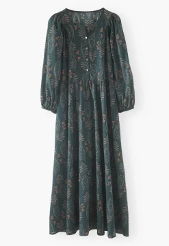 Printed Maxi-Dress*Wrap London Discount
