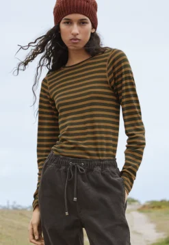 Printed Striped Top*Wrap London Hot