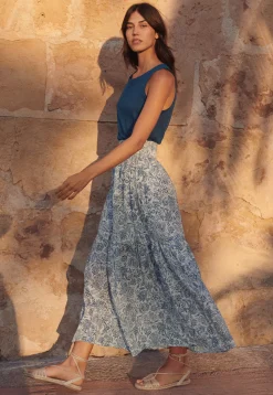 Printed Tiered Skirt*Wrap London Best