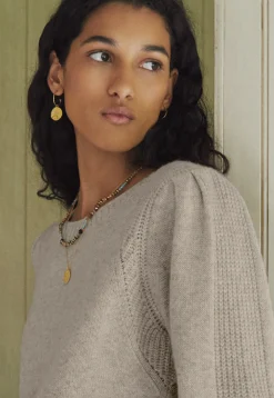 Puff-Sleeve Sweater*Wrap London Best