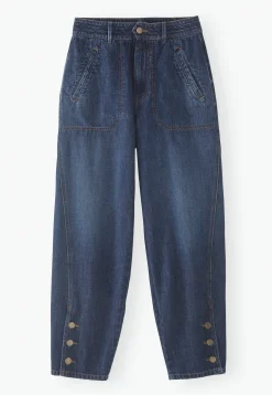 Relaxed Carrot Jeans*Wrap London Hot