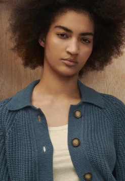 Rib-Stitch Cardigan*Wrap London Sale