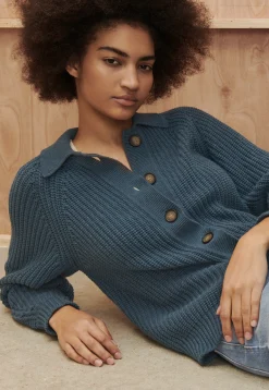 Rib-Stitch Cardigan*Wrap London Sale