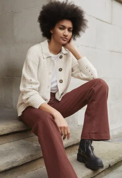 Rib-Stitch Cardigan*Wrap London Store