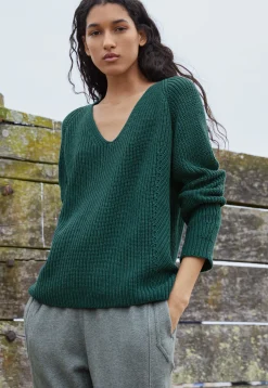 Rib-Stitch Sweater*Wrap London Shop