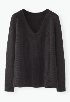 Rib-Stitch Sweater*Wrap London New