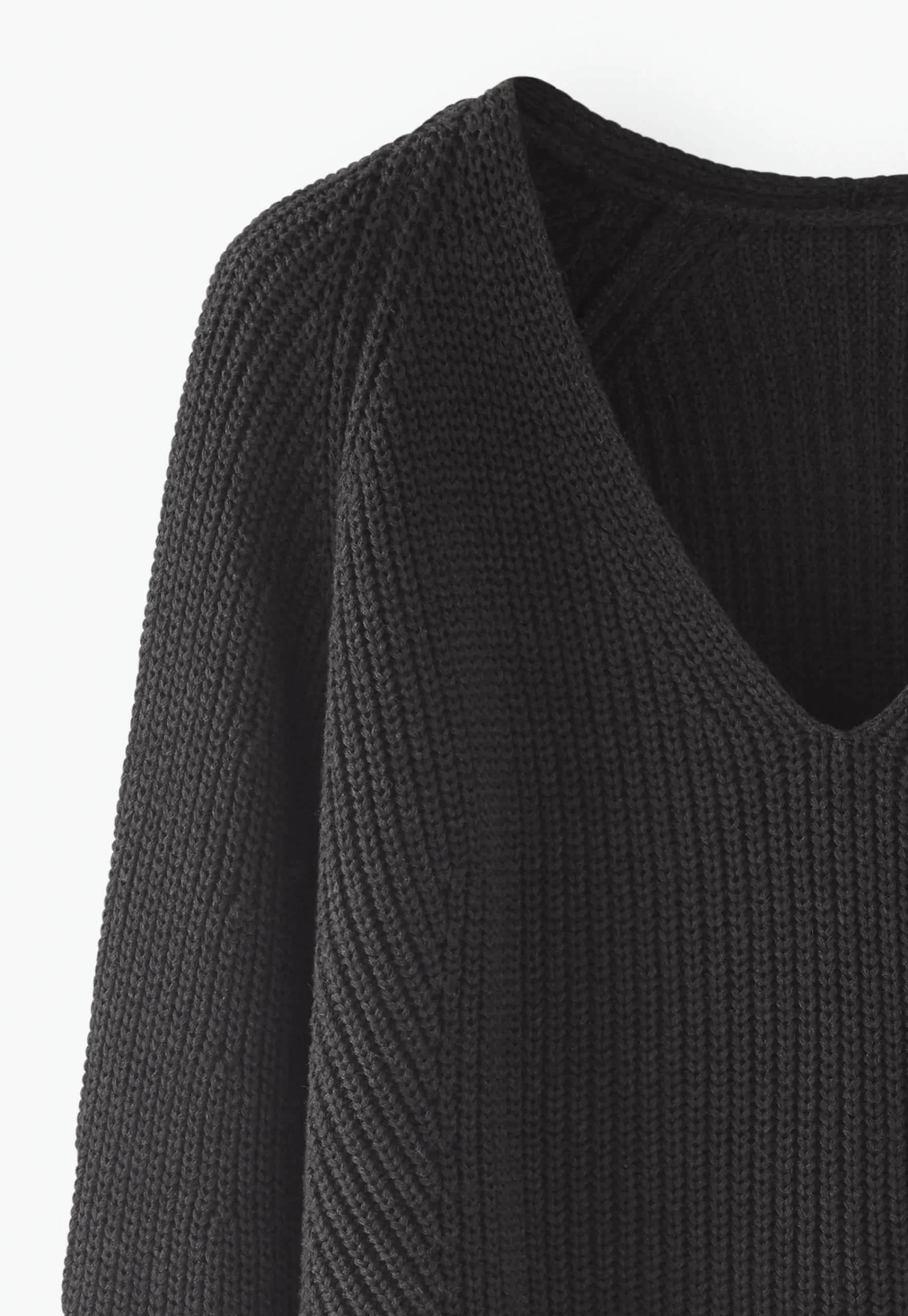 Rib-Stitch Sweater*Wrap London New
