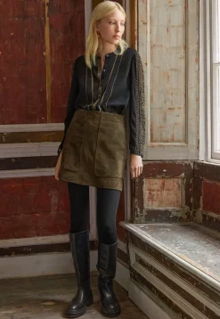 Short Skirt*Wrap London Fashion