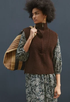 Sleeveless Sweater*Wrap London Discount