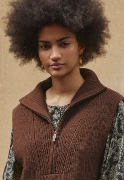 Sleeveless Sweater*Wrap London Discount